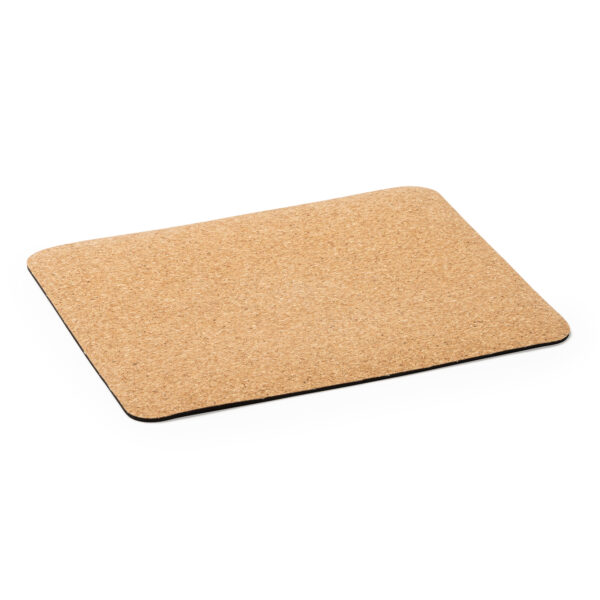 Alfombrilla ecológica para ratón, fabricada con superficie de corcho natural